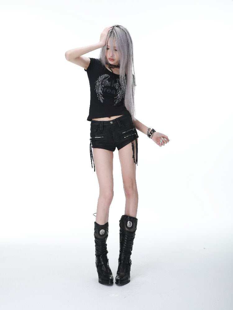 Diamond Wing Stretch Slim T-Shirt【s0000017144】