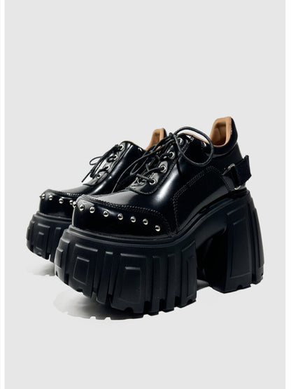 Studded Y2K Muffin Platform Shoes【s0000015714】
