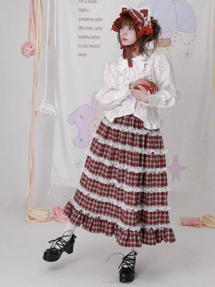 Lolita Showa-Era Girl Adorable Niche Half-Skirt【s0000014105】
