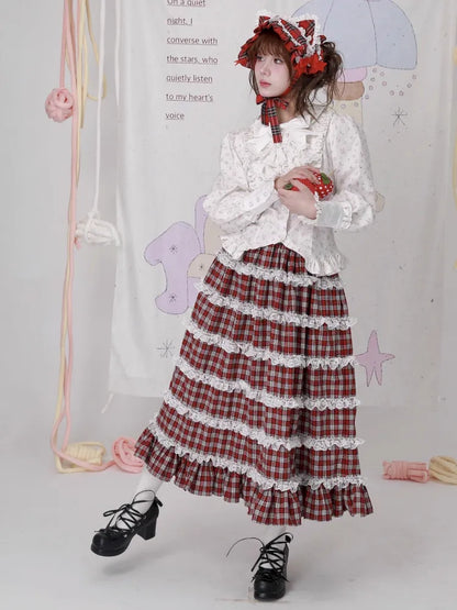 Lolita Showa-Era Girl Adorable Niche Half-Skirt【s0000014105】