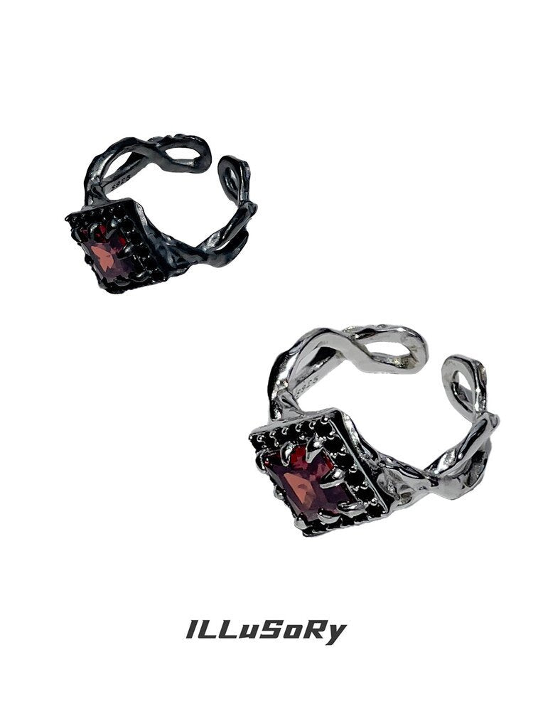 Niche Dark Punk s925 Silver Ring【s0000018830】