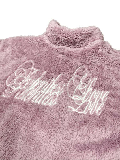 Embroidered Coral Fleece Pajamas Set【s0000014864】