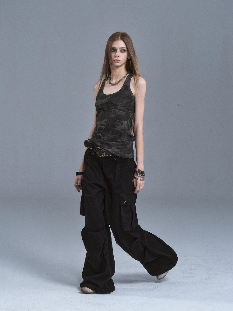 Back Line Camo Slim I-line Vest【s0000016900】