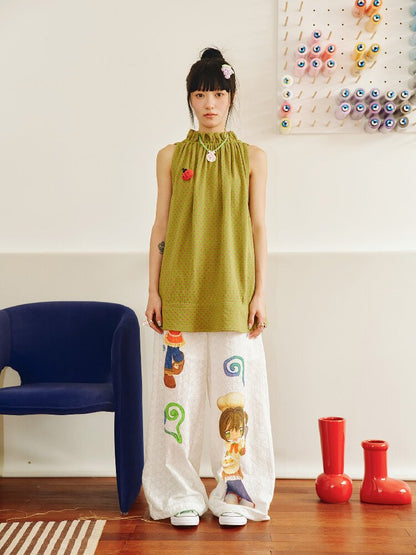 Forest Kitchen Printed Culottes【s0000018698】