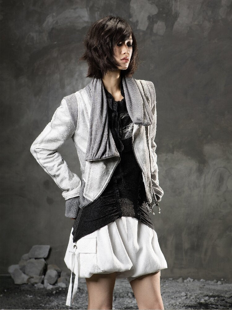 Stacked Collar Sweatshirt Jacket【s0000015952】