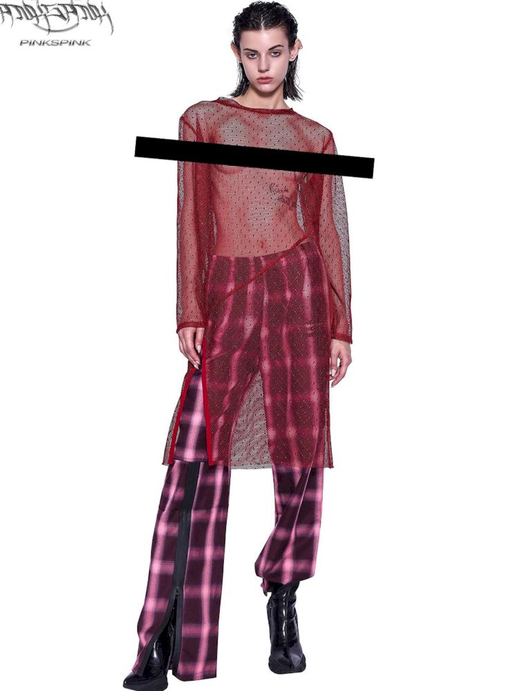 Plaid Trailing Pants【s0000009946】