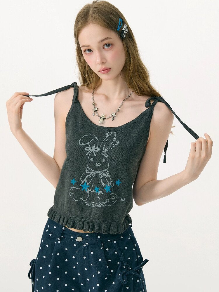 Summer Playful Rabbit Camisole【s0000017161】