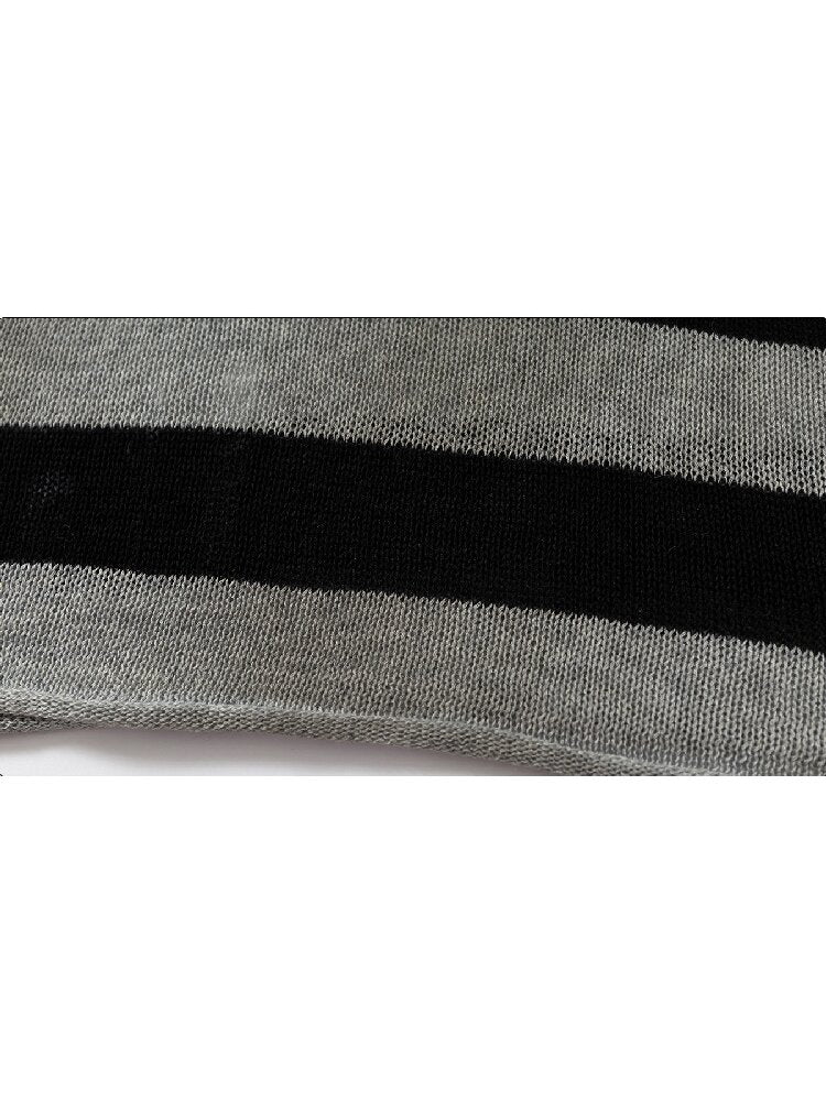 Light Asian Rock Striped Sweater【s0000018550】