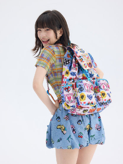 Heart Drawstring Shoulder Bag【s0000017703】