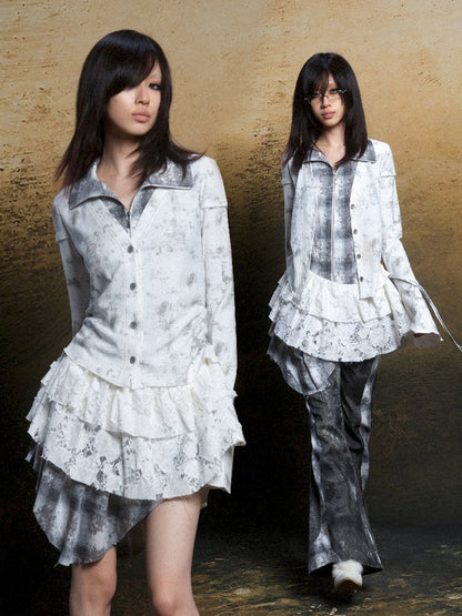 Plaid Colorblocking Splicing Dress【s0000011816】