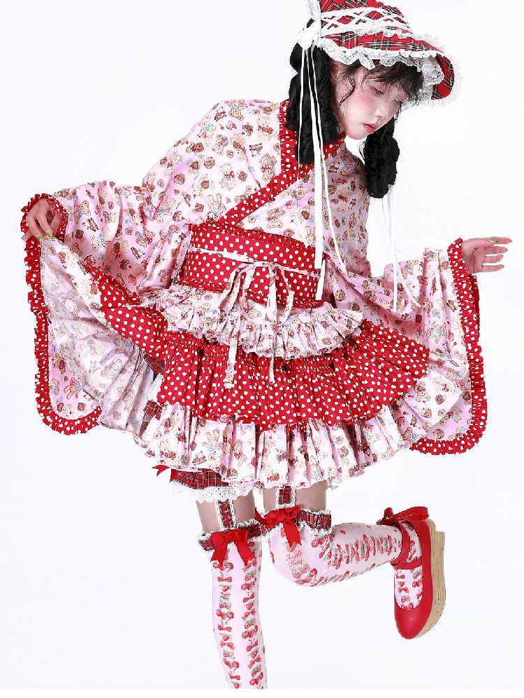 Vintage Girl Half-body Skirt【s0000012187】