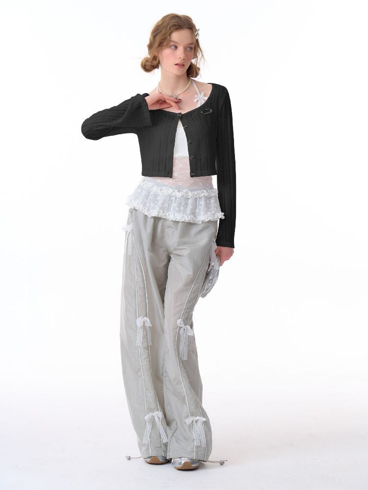 Hollow Knitted Cardigan【s0000012261】