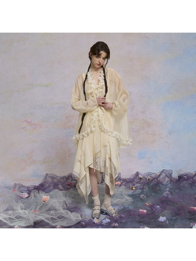 Thin long-sleeved vacation wind sun shirt【s0000013589】