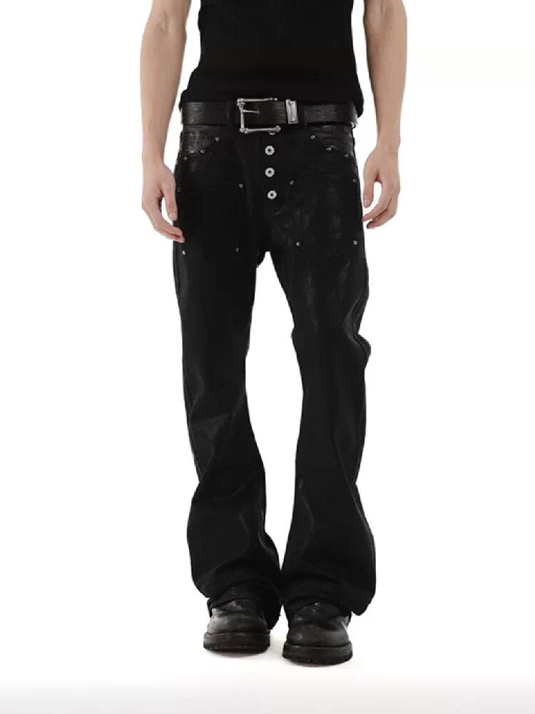 Snake Bronze Wax Scimitar Jeans【s0000018244】