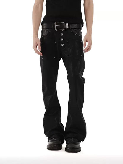 Snake Bronze Wax Scimitar Jeans【s0000018244】