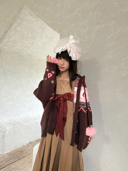 Fair Isle Cake Knit Cardigan【s0000018538】
