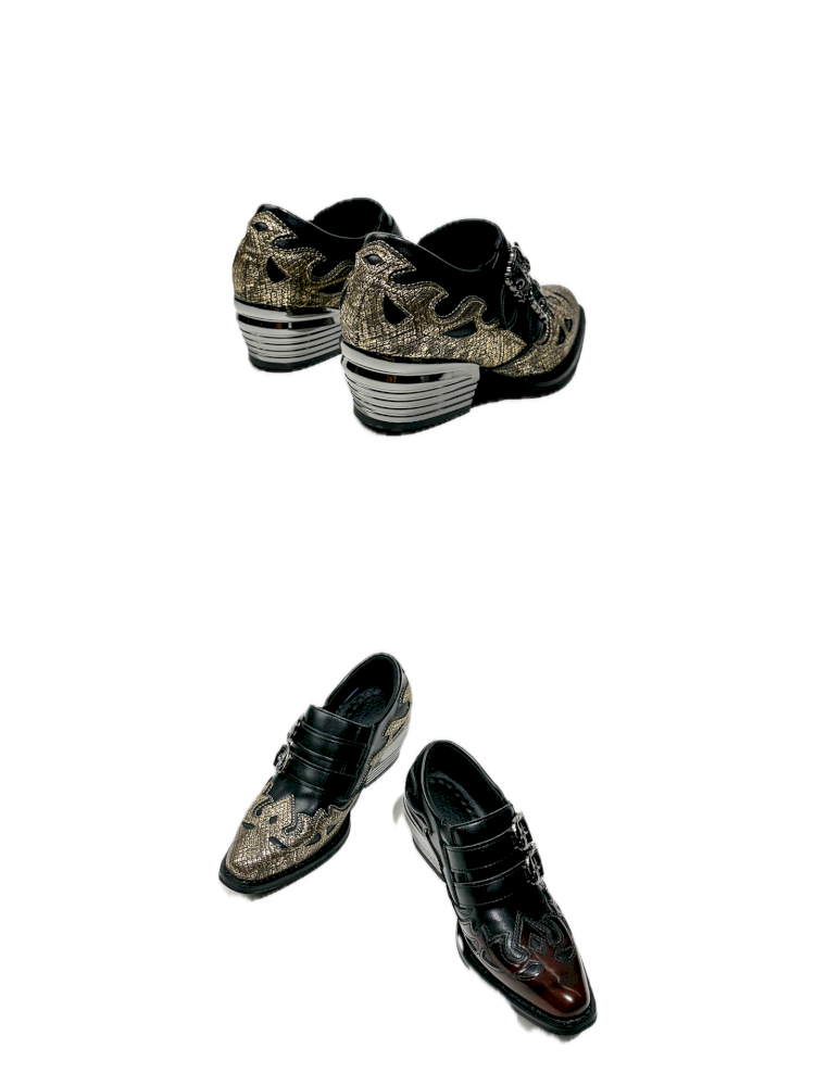 Middle heel Chelsea shoes【s0000013749】