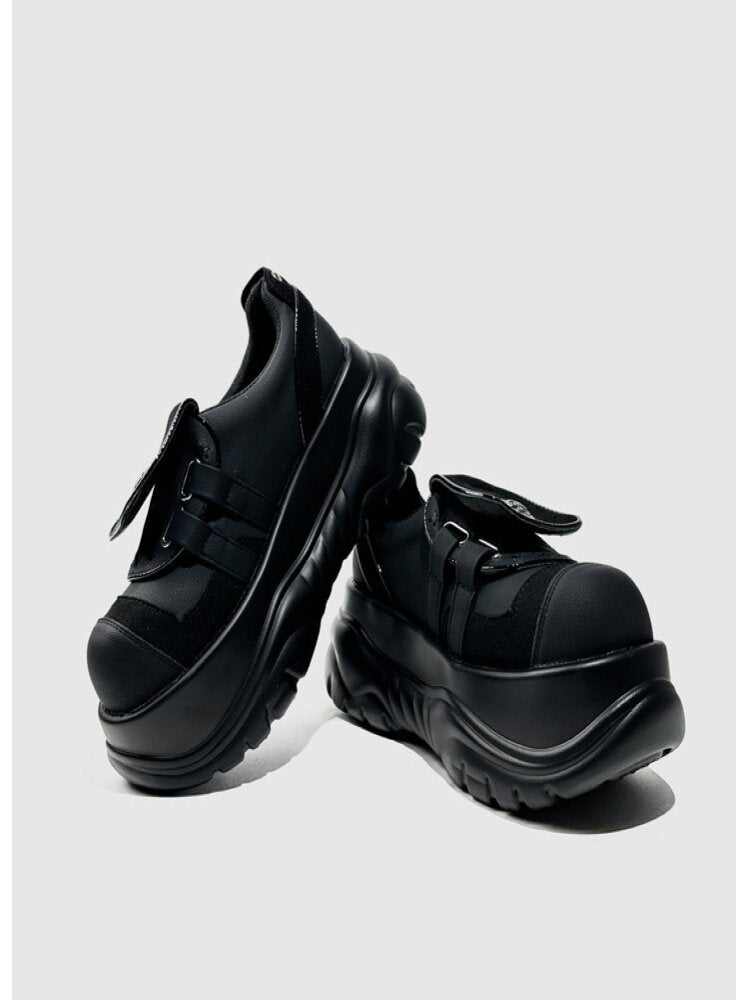 Platform Muffin Casual Leather Shoes【s0000015710】