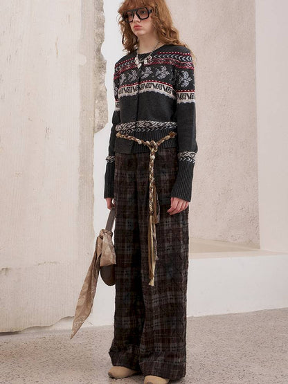 Button-Up Knit Cardigan Jacket【s0000014393】