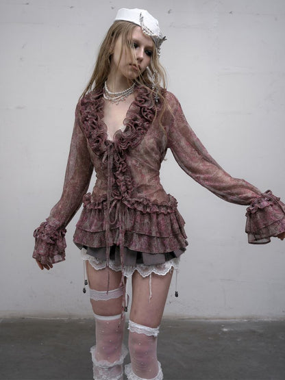 Long Sleeve Flared Sun Protection Shirt【s0000012328】