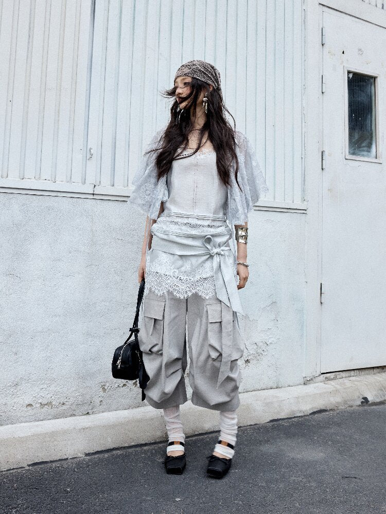 Sea Salt Lace Patchwork Camisole【s0000016867】
