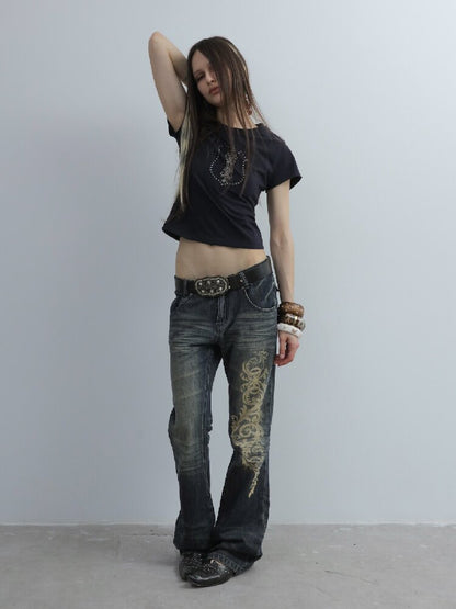 Hot Diamond Slim Short T-Shirt【s0000016572】