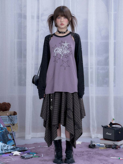 Raglan Sleeve Loose Fit T-Shirt【s0000014363】