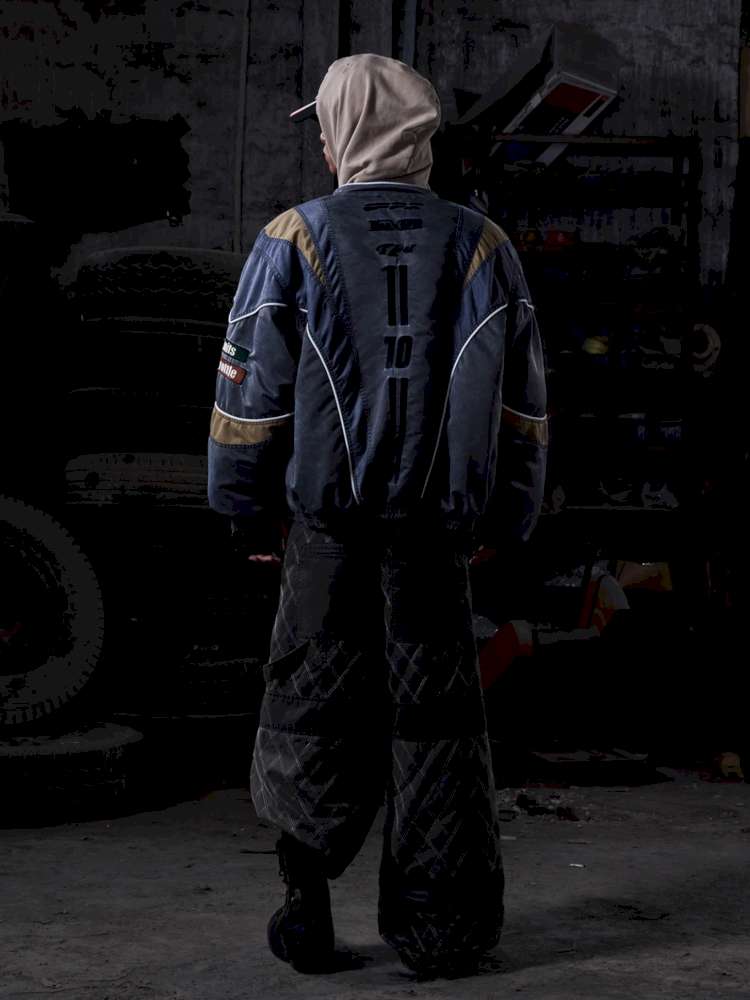 PU Distressed Diamond Cargo Pants【s0000015175】
