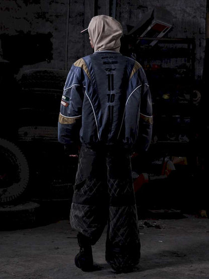 PU Distressed Diamond Cargo Pants【s0000015175】