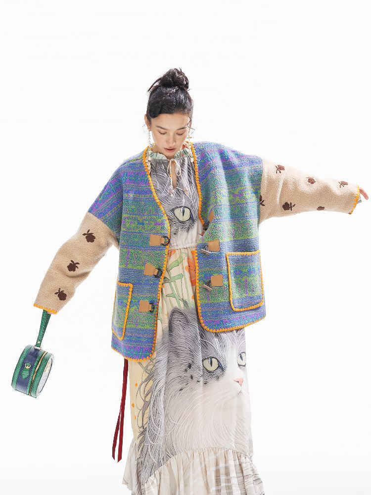 Shell Embroidered Loose Jacket【s0000011313】