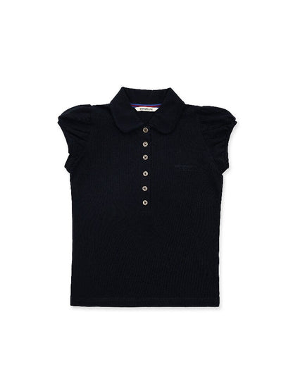 Webbing Polo Collar Slim T-Shirt【s0000016097】