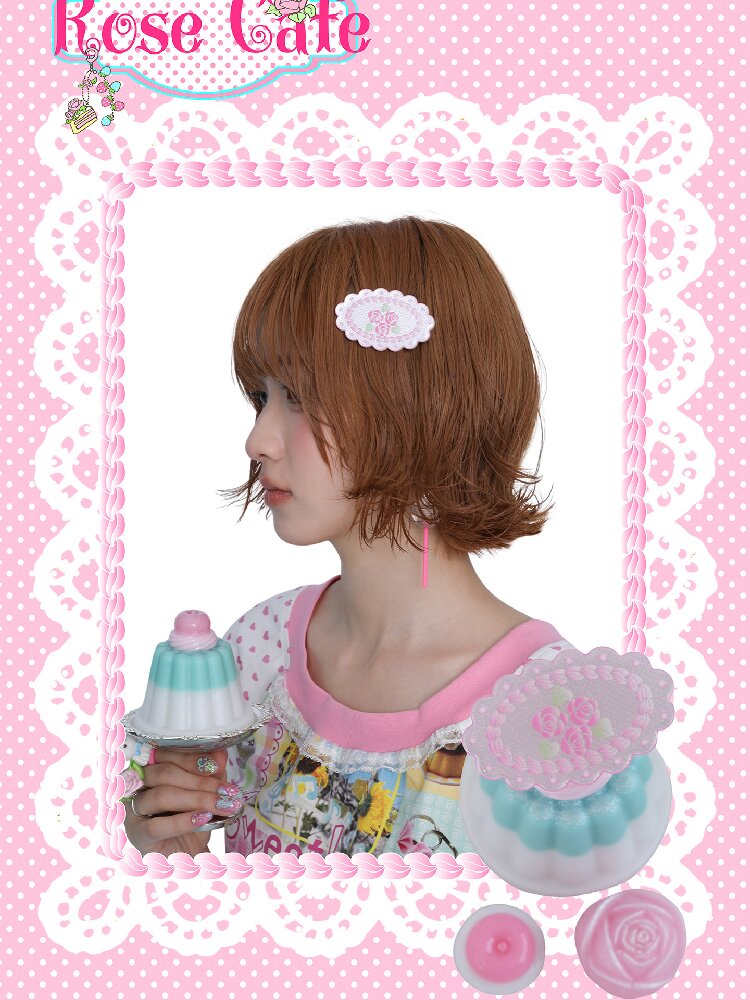 Traditional Rose Cake Hair Clip【s0000017462】