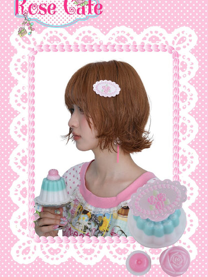 Traditional Rose Cake Hair Clip【s0000017462】