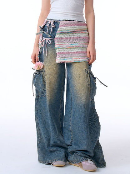 Striped Hem One Piece Knit Tie【s0000011684】