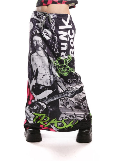 DeadEndKids Retro Print Long Skirt【s0000019126】