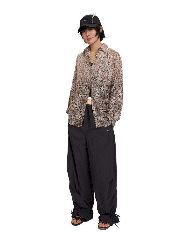 Horsebit Tie Loose Long Sleeve Shirt【s0000012510】