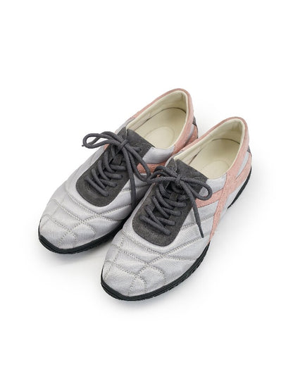 Stretch Satin Panelled Trainers【s0000016127】