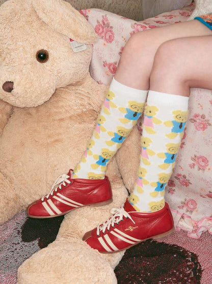 Bear Plush-Style Knit Socks【s0000014513】