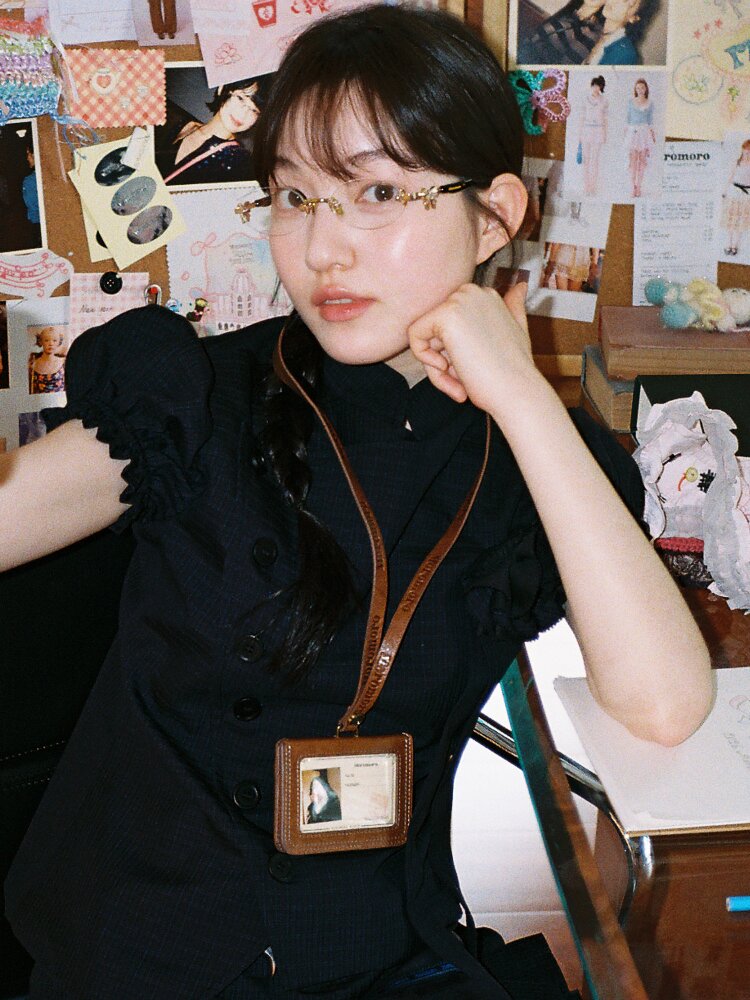 Leather Bow Belt Pants Staff Tag【s0000016437】