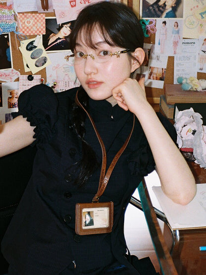 Leather Bow Belt Pants Staff Tag【s0000016437】