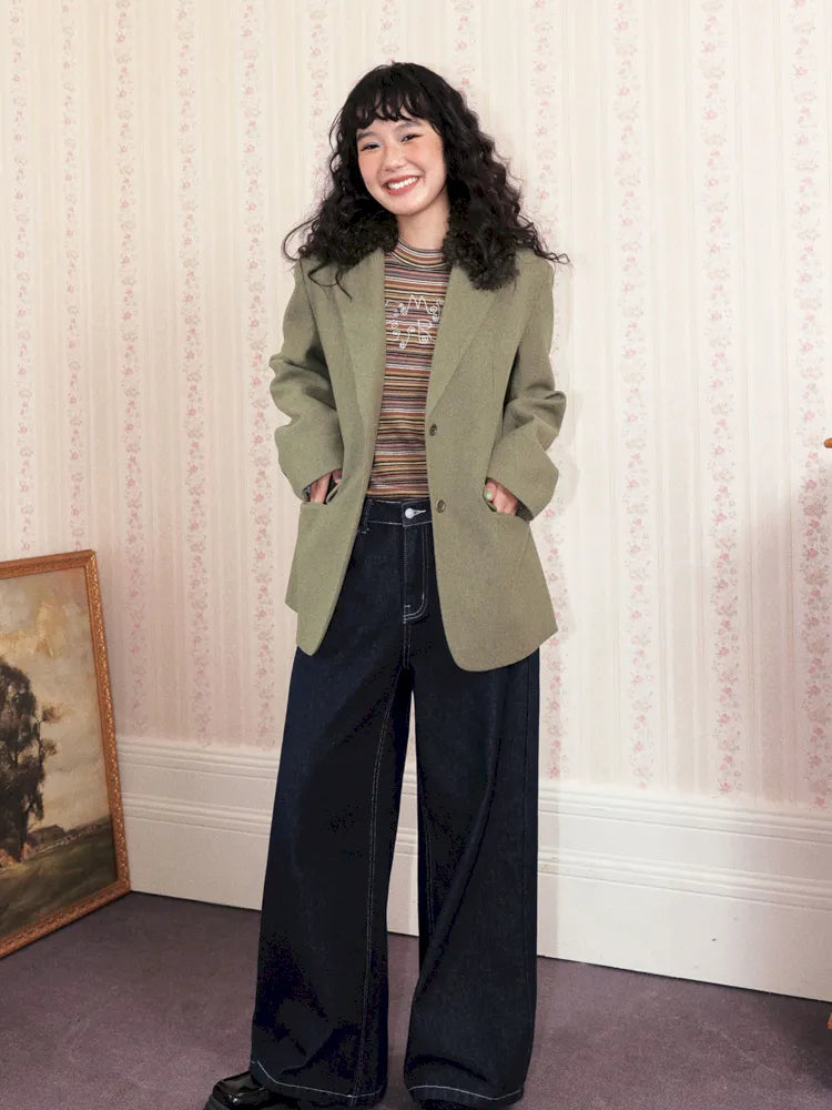 Retro Striped Embroidered Long-Sleeve T-Shirt【s0000013997】