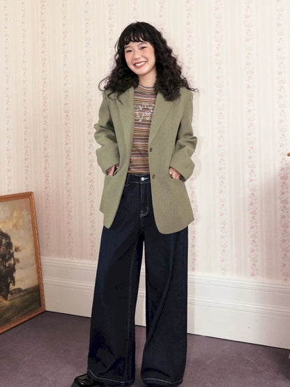 Retro Striped Embroidered Long-Sleeve T-Shirt【s0000013997】