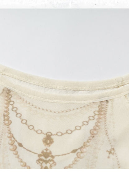 Baroque Wings Embroidered Slim Shirt【s0000015939】
