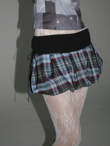 Adjustable Wide Waist Half Skirt [S0000009286]