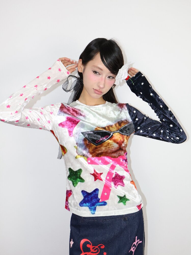 Cat Candy Paper Velvet Base Top【s0000018673】