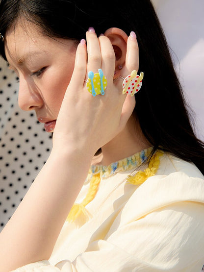 Tableware Star Ring Necklace【s0000015847】