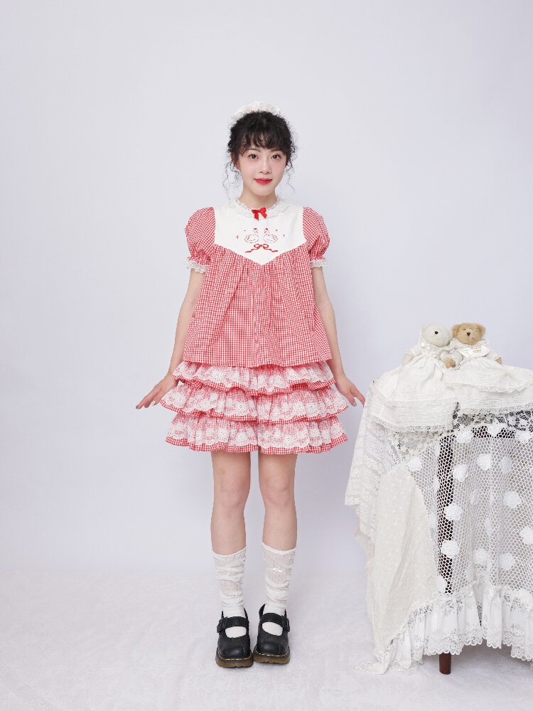 Vintage Lace Swan Dress Set【s0000017486】