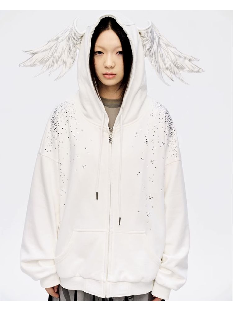 Starburst Angel Sweatshirt [S0000010229]