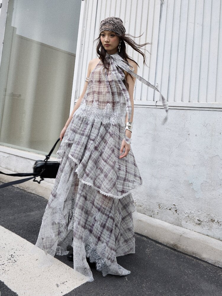 Romantic Irregular Lace Patchwork Dress【s0000016862】