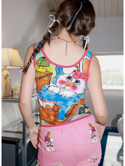 Colorful Vintage Vest【s0000013341】